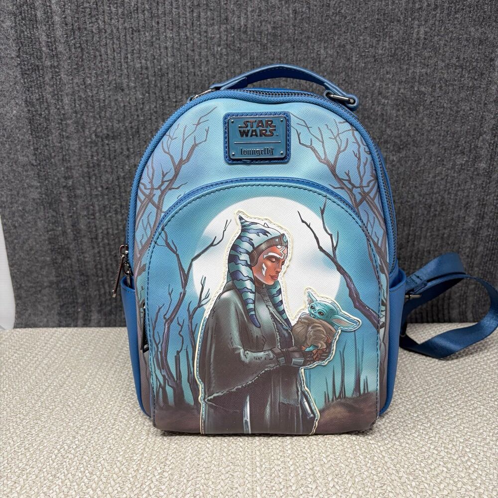 Loungefly NYCC 2021 Exclusive Ahsoka Grogu Disney Star Wars Mandalorian Backpack